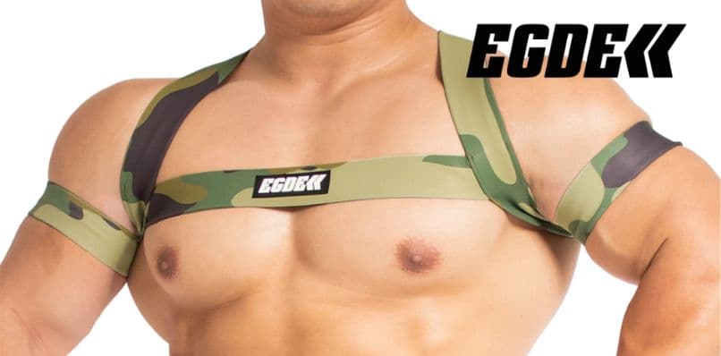 EGDE 『BASE CAMO』ハーネス XL&ブリーフ XXL セットアップ