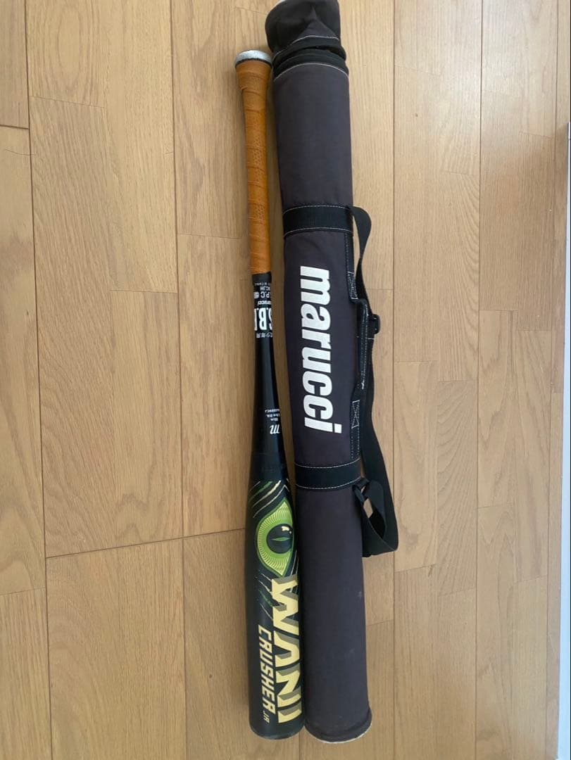 marucci WANI バット 少年軟式バット19インチ バットケース付き