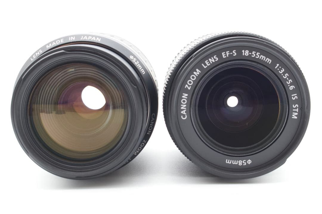 Canon EOS Kiss X8i ダブルレンズ✨箱付き✨カメラバッグ付き