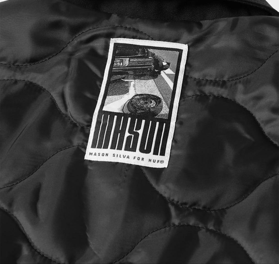 HUF MASON REVERSIBLE SHACKET BLACK XL未使用