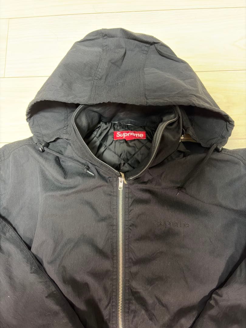 シュプリーム 25ss レザーカラーユーティリティジャケット M 常田大希着用