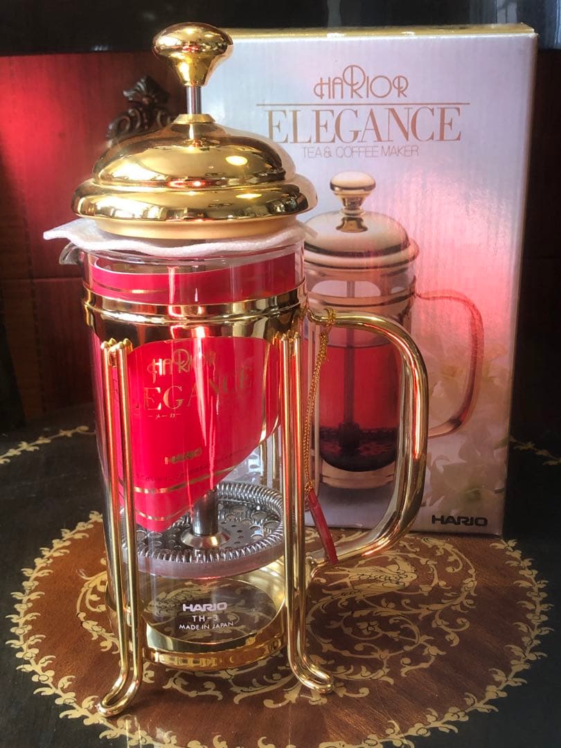 【新品未使用希少】HARIO TH-3 ハリオールエレガンス　ゴールド