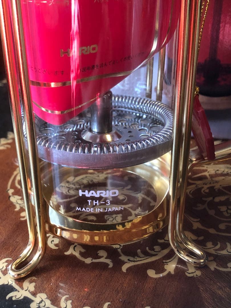 【新品未使用希少】HARIO TH-3 ハリオールエレガンス　ゴールド