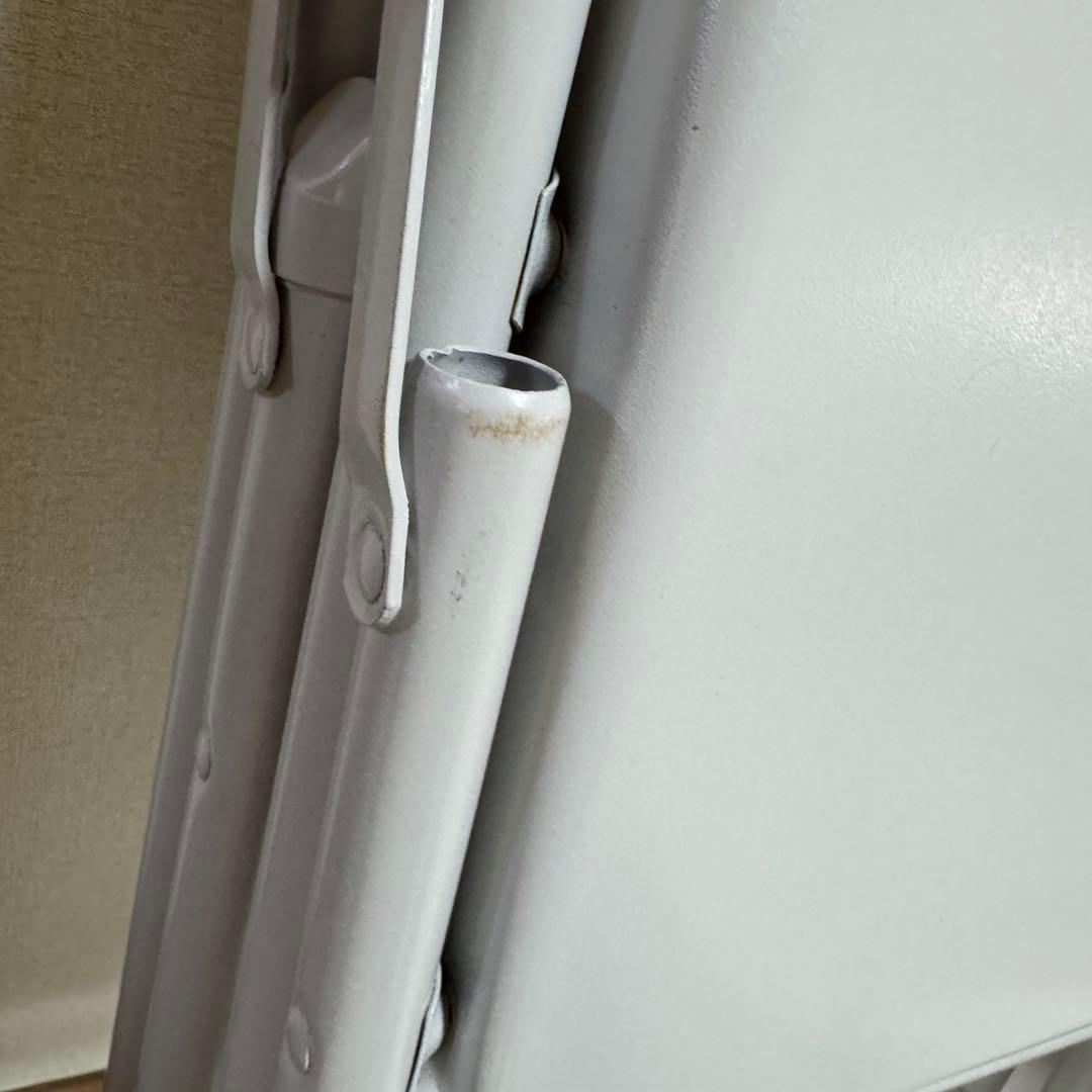 米軍放出品　MECO 折り畳みイス オフィス パイプ椅子 4脚