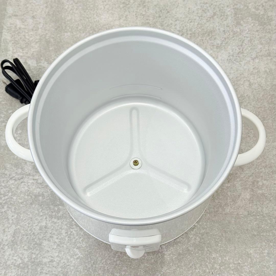 【未使用】 ツインバード スロークッカー ホワイト EP-D819W 電気鍋