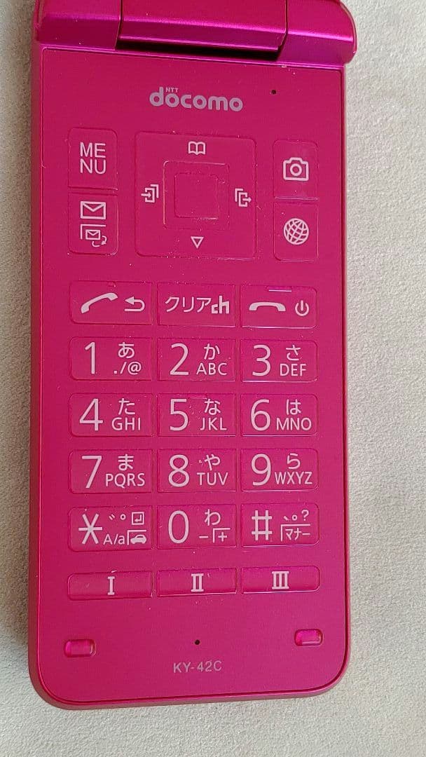 docomo DIGNO KY-42C ピンク 美品