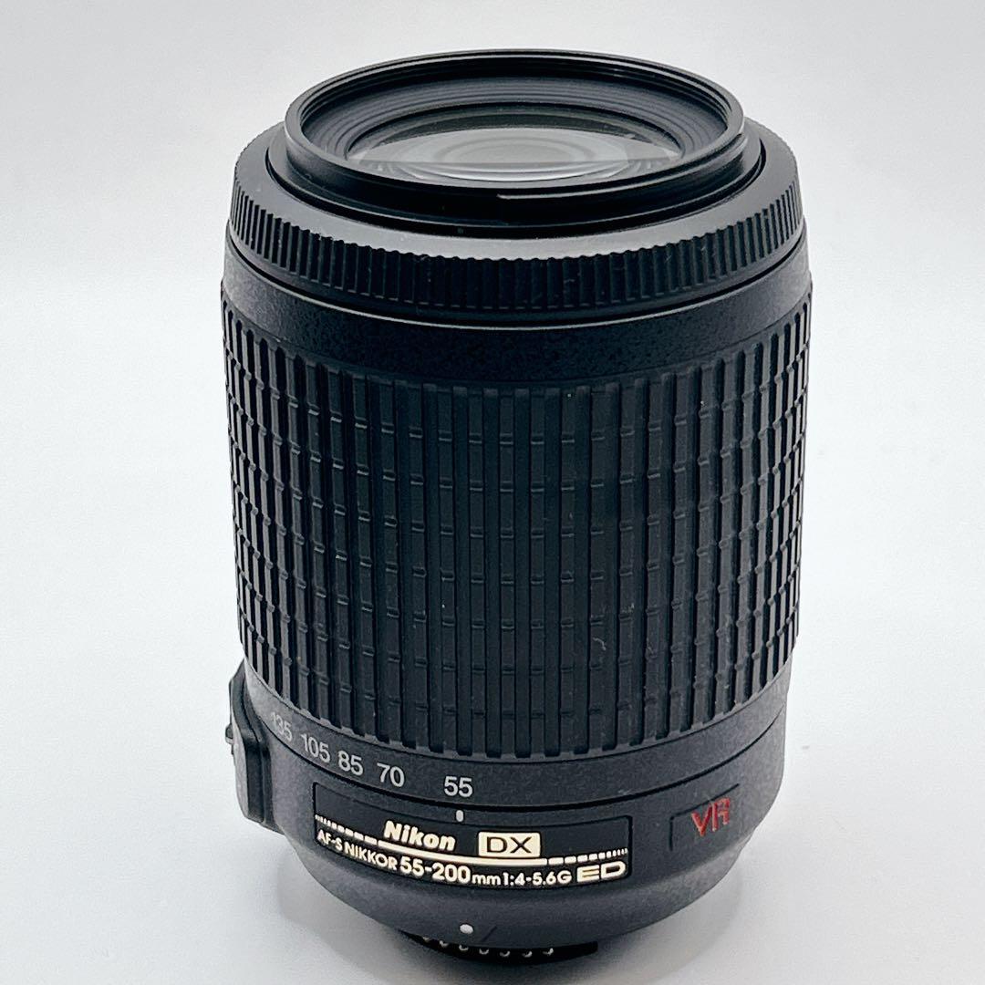 【美品】手ブレ補正 Nikon AFS 55-200mm F4-5.6 G ED