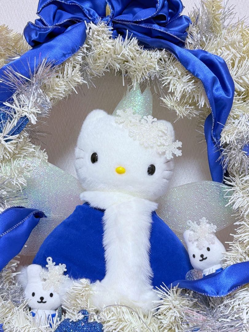 希少 ハローキティ 2000年 メモリアルリース 60cm 特大クリスマスリース