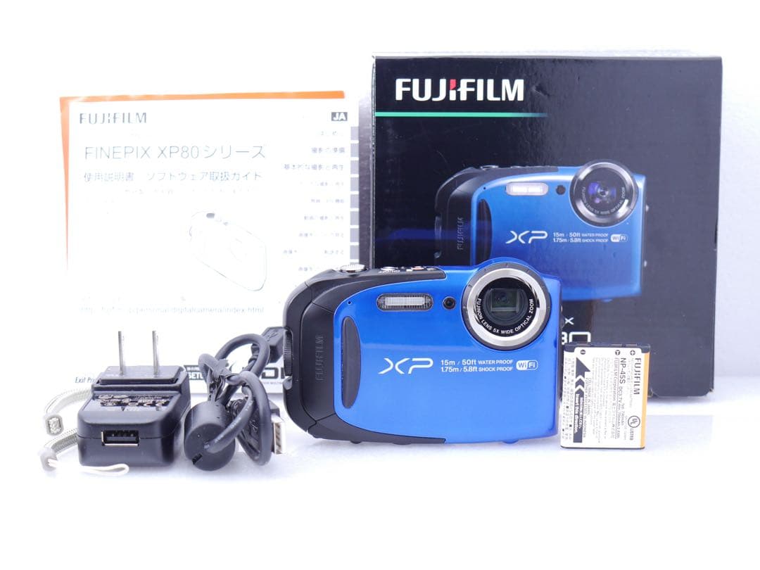 FUJIFILM FinePix XP80 ブルー 極美品