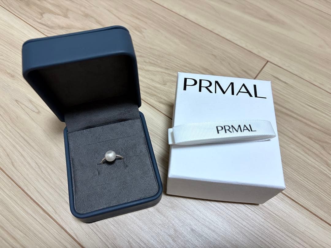【mack】PEARL OVAL RING10号/パールオーバルリング