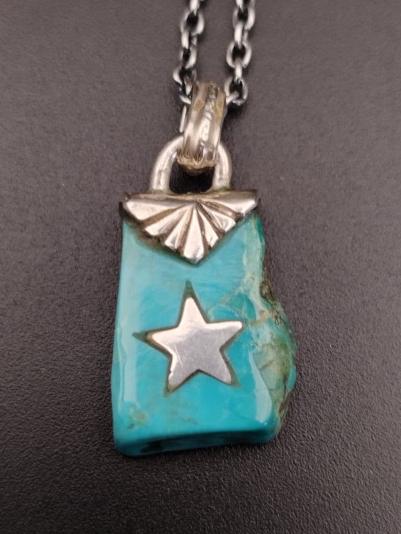 the bingo brothers ビンゴブラザーズ ターコイズネックレス 星