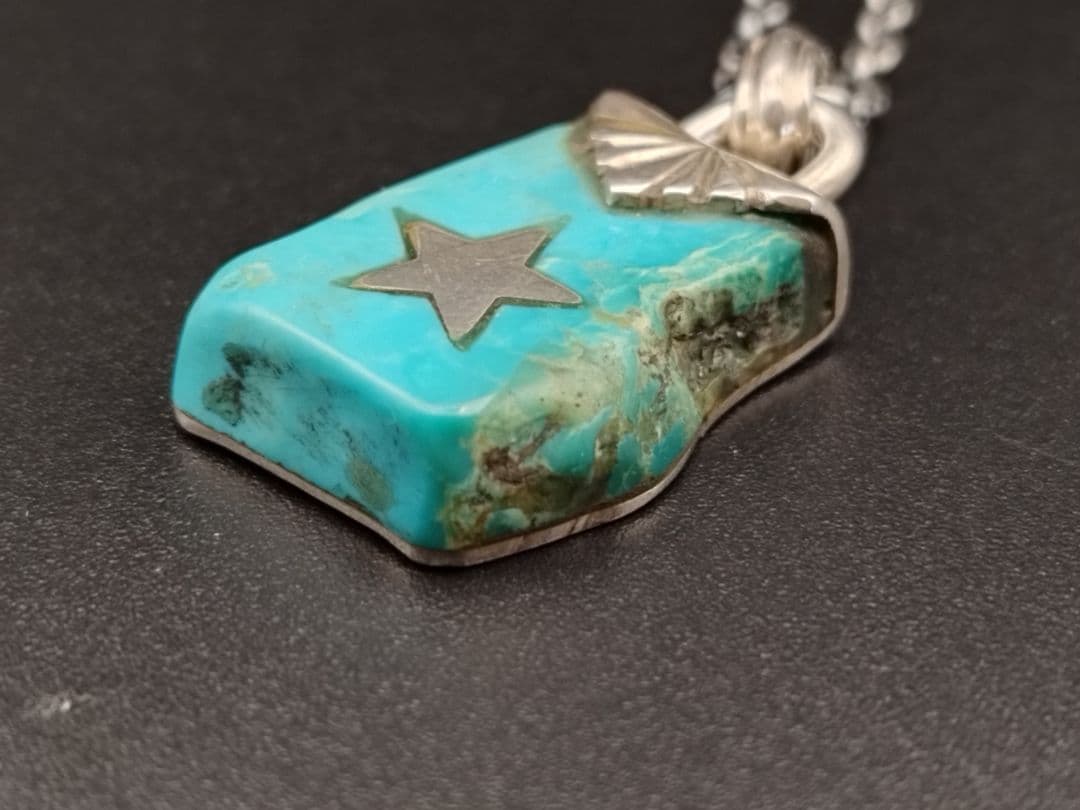 the bingo brothers ビンゴブラザーズ ターコイズネックレス 星