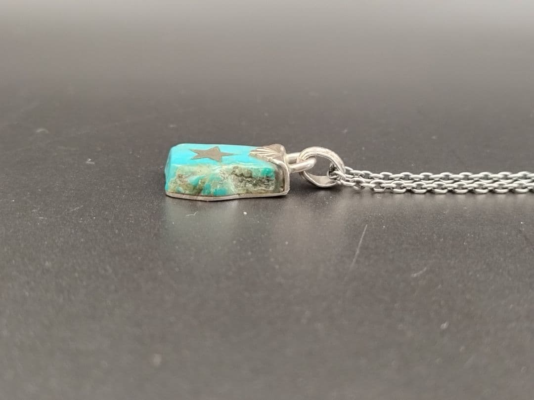 the bingo brothers ビンゴブラザーズ ターコイズネックレス 星