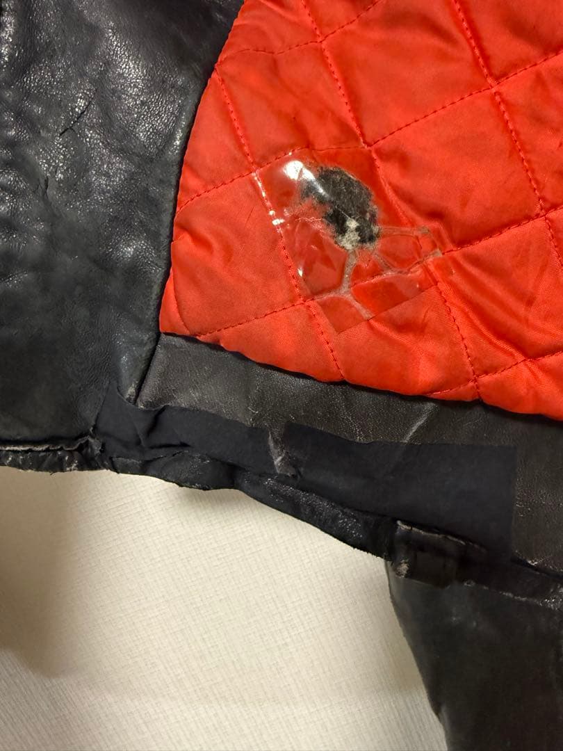 h*5様 70s ライダースジャケット mascot ブラックヒル　ルイスレザー