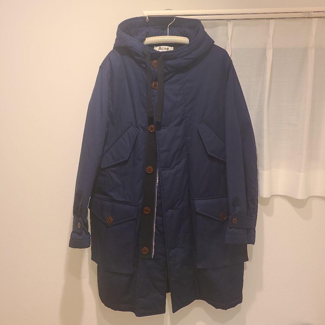 Acne Studios ネイビー モッズコート