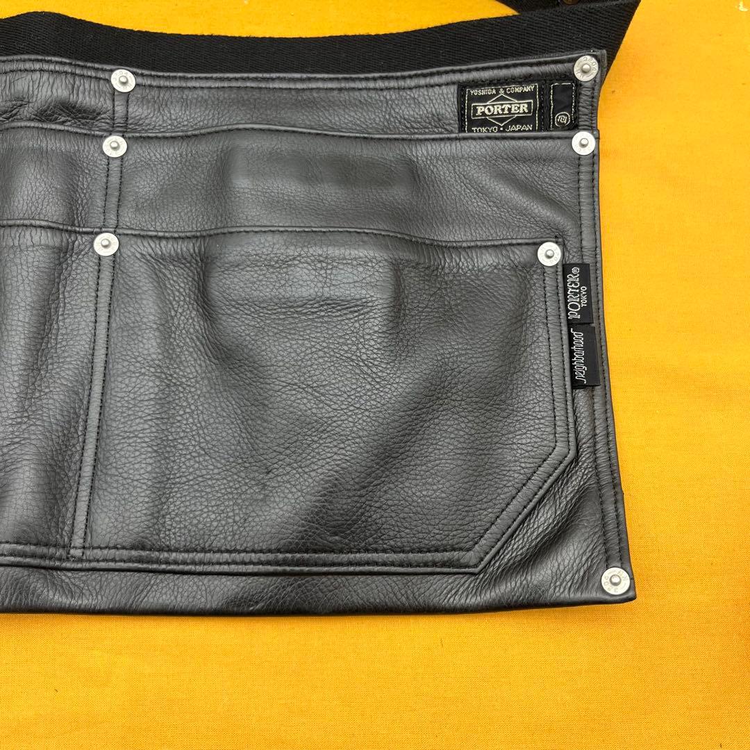 NEIGHBORHOOD ポーター　レザー　エプロン　ネイバーフッド　ネイバー