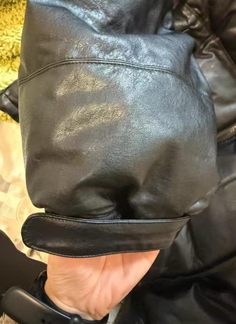 THE NORTH FACE ×Supreme レザーダウンジャケット