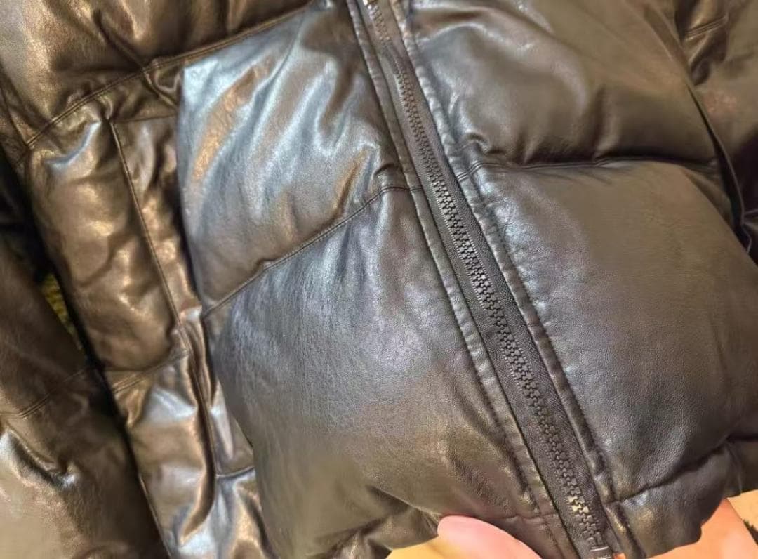 THE NORTH FACE ×Supreme レザーダウンジャケット