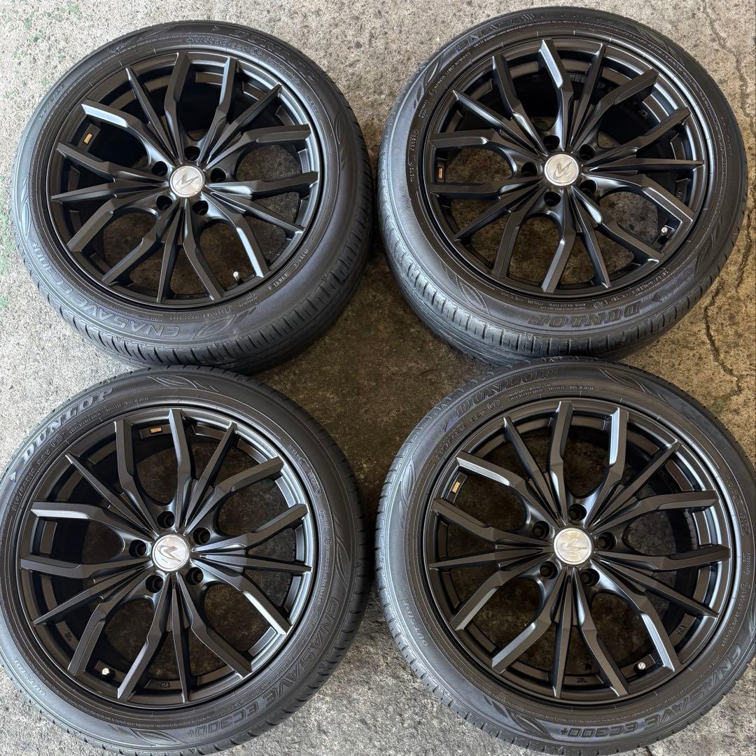 【美品！】weds 18インチ ホイール 215/50R18 タイヤ付き