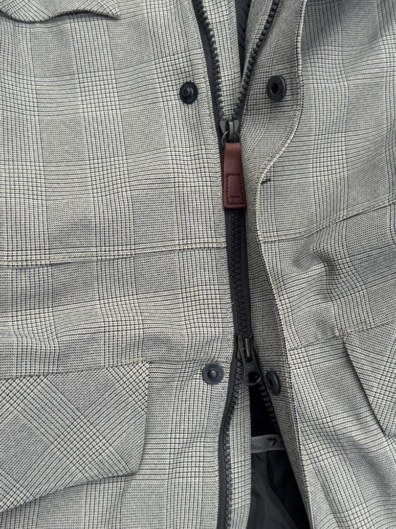 N*e様 Columbia TITANIUM スノーボードジャケットグレーチェッ