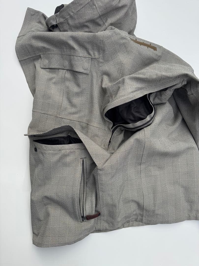 N*e様 Columbia TITANIUM スノーボードジャケットグレーチェッ