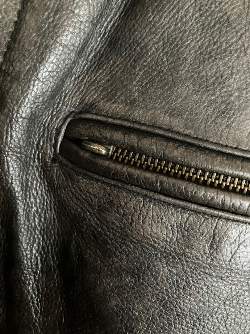 vintage Eddie Bauer エディバウワー 白タグ レザージャケット