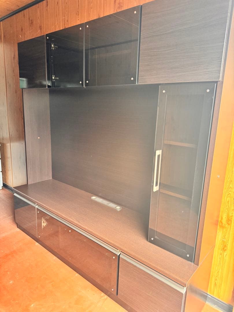 壁面テレビボードテレビ台収納　大型テレビボード