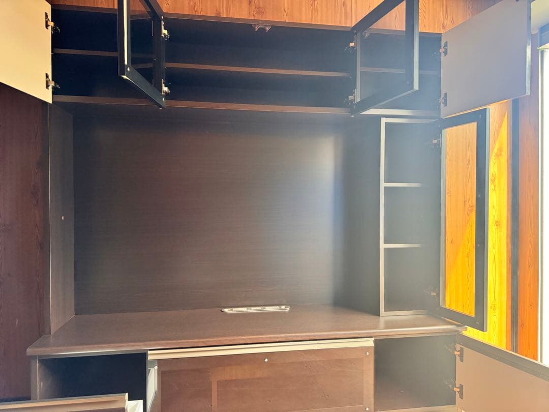 壁面テレビボードテレビ台収納　大型テレビボード