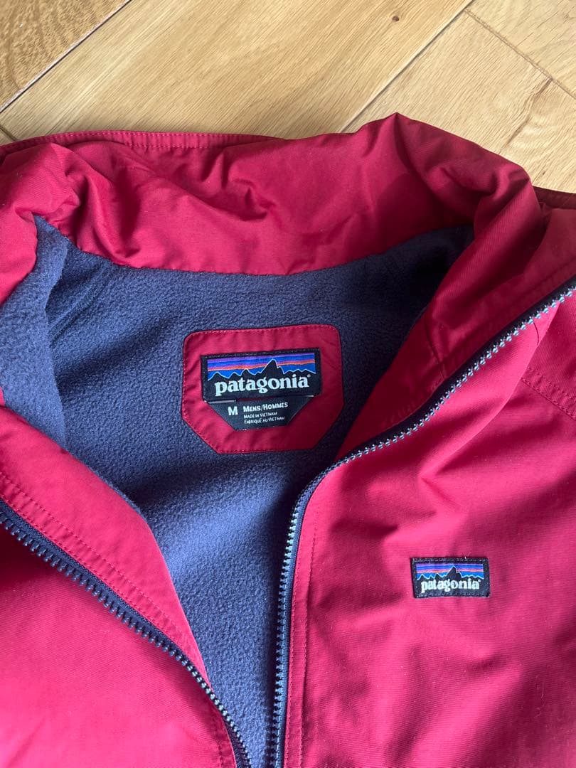 patagonia/パタゴニア シェルド シンチラ ジャンパー フリース レッド