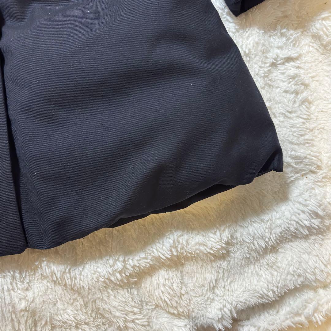美品 UNIQLO＋J ダークブルーダウンジャケットMサイズ　Aライン