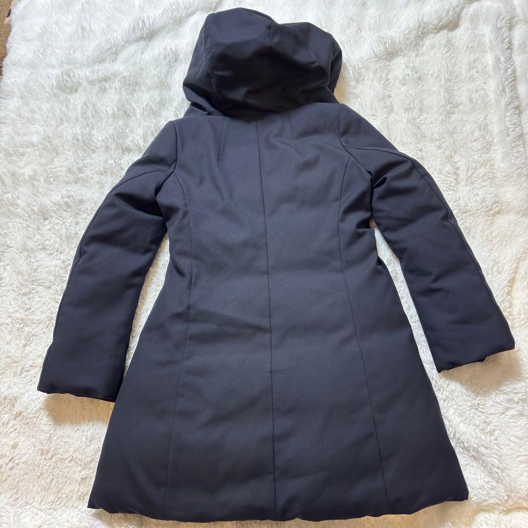 美品 UNIQLO＋J ダークブルーダウンジャケットMサイズ　Aライン
