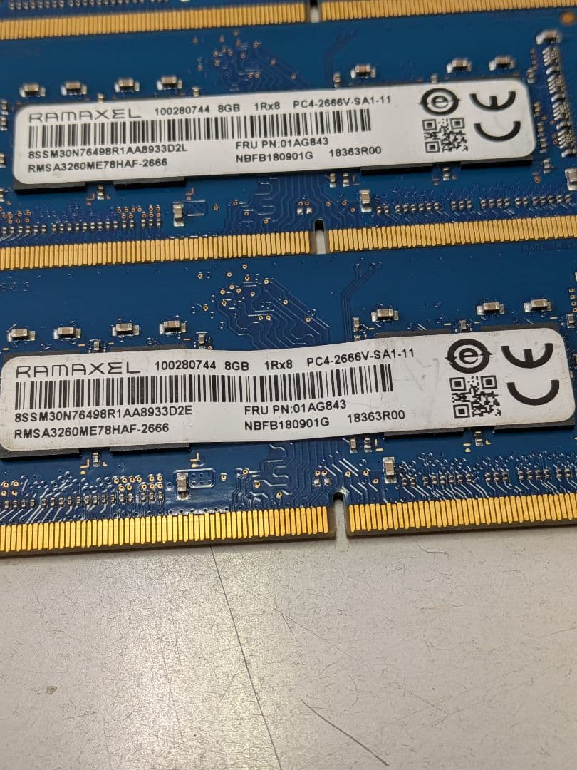 RAMAXEL 8GB DDR4 メモリ