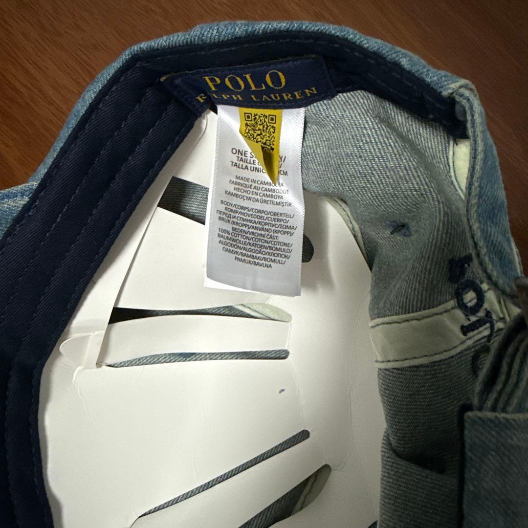 POLO ラルフローレンデニムキャップ