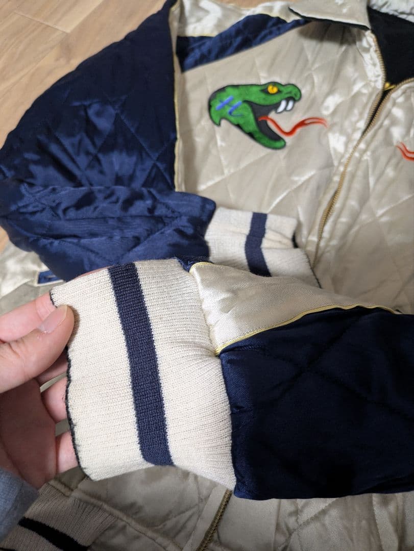 キムタク着 ヒューマンメイド リバーシブルスーベニアジャケット