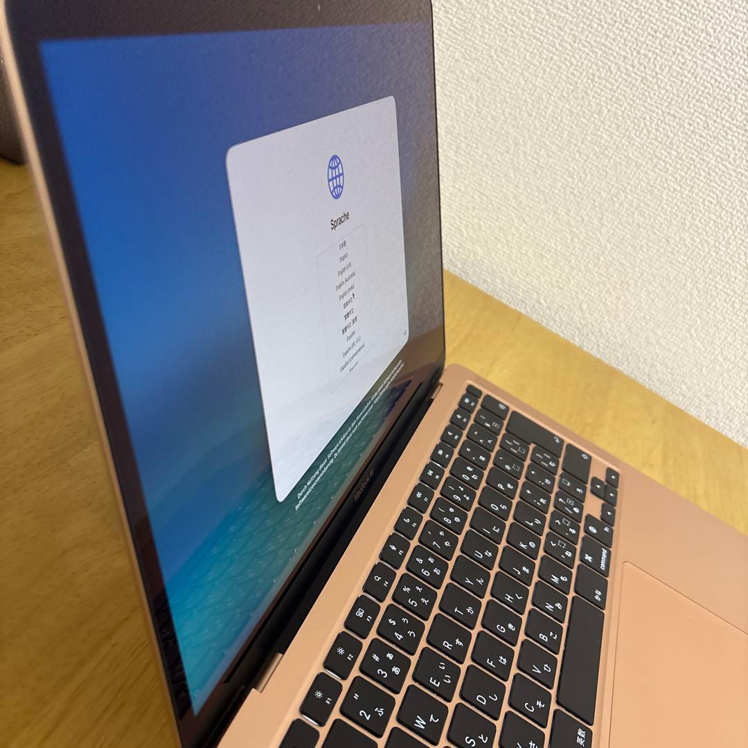MacBook Air 13.3インチ ローズゴールド M1チップ 箱付美品