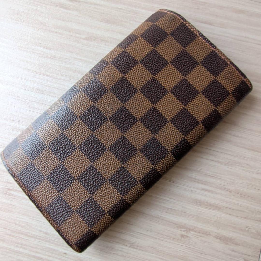 ルイヴィトン　長財布　ダミエ　N61734　ポルトフォイユサラ　二つ折り