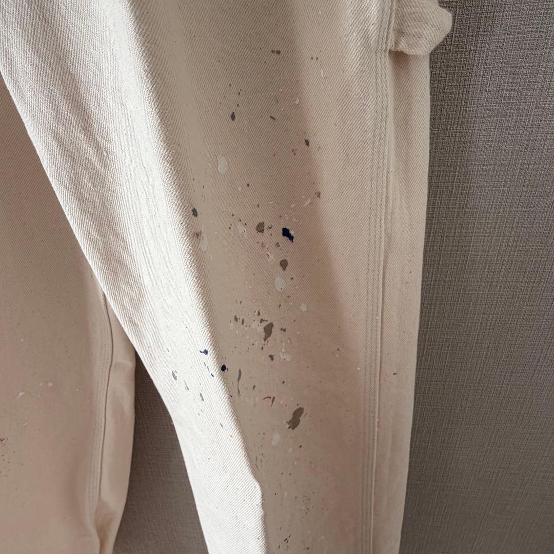 美品*Lee bshop別注 デニムペインターパンツ アイボリー 匿名配送