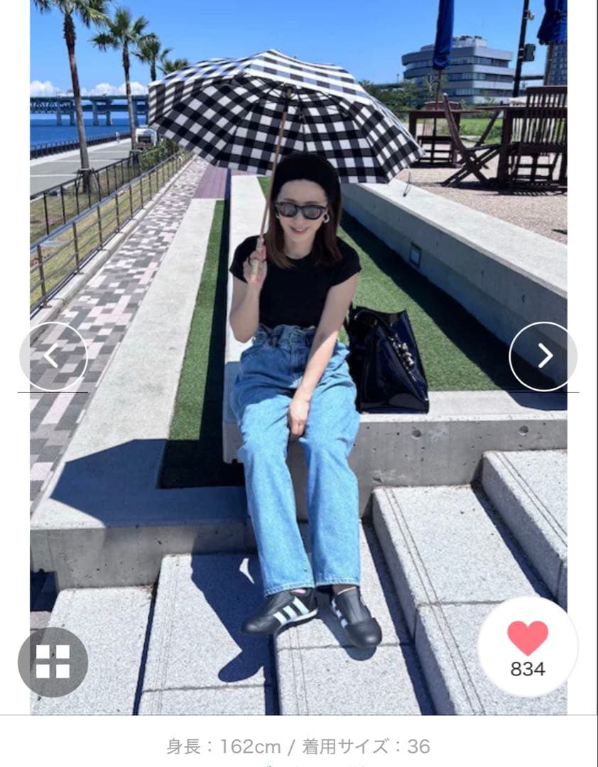 パンツ anuke Waist Tuck Denim