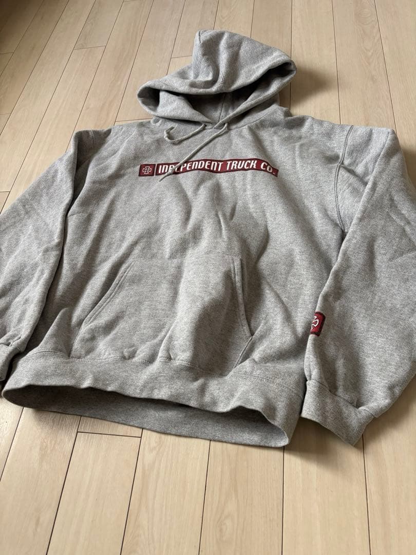 インディペンデント　NHSタグ　パーカー　グレー　90's-00's