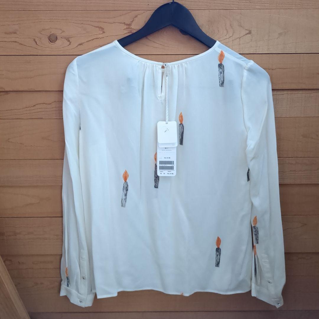 最終値下げ。未使用　ミナペルホネンcandleブラウス38