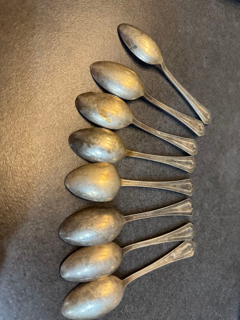 アンティークスプーン8本セット　シルバー950