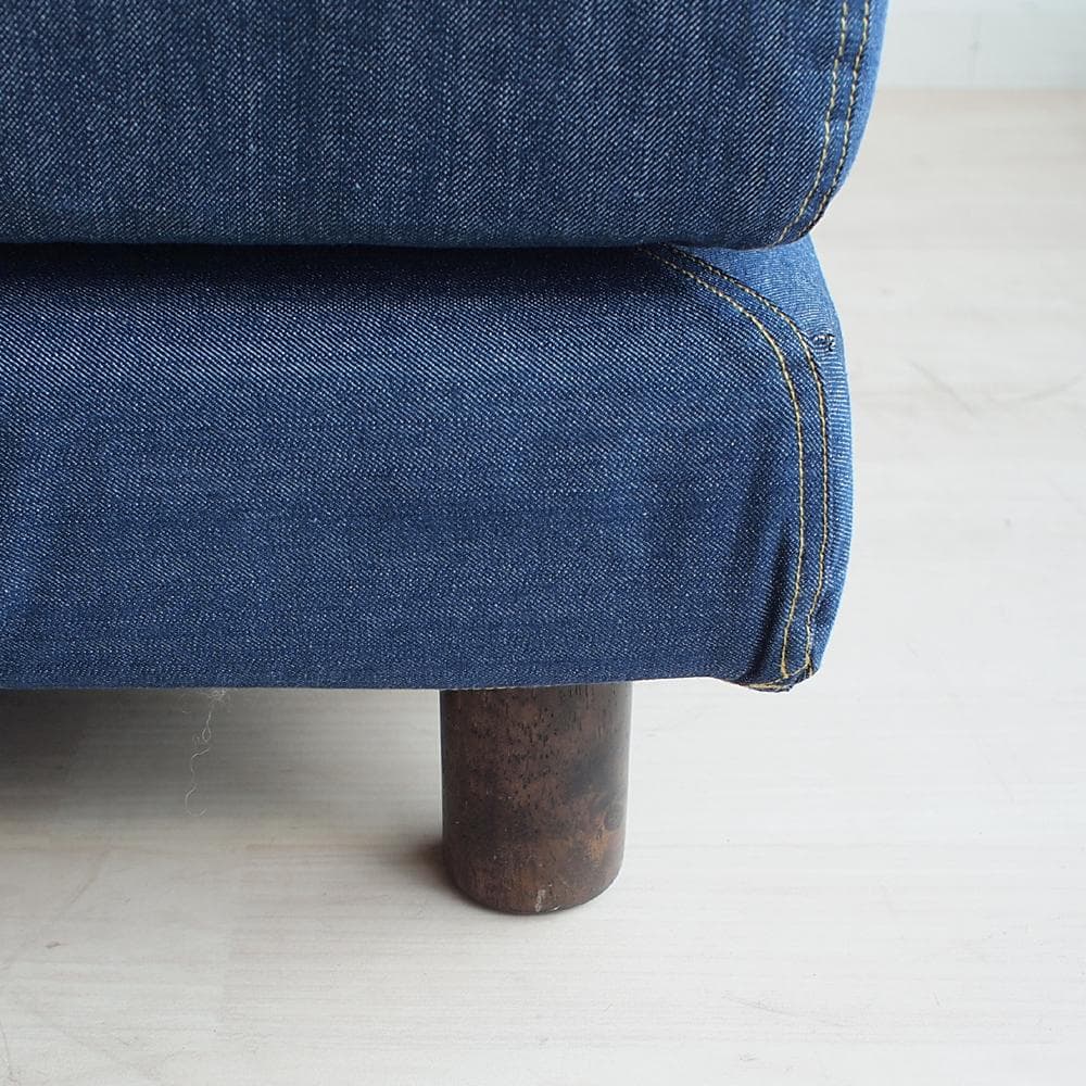 無印良品/MUJI デニム オットマン スツール ZR23997