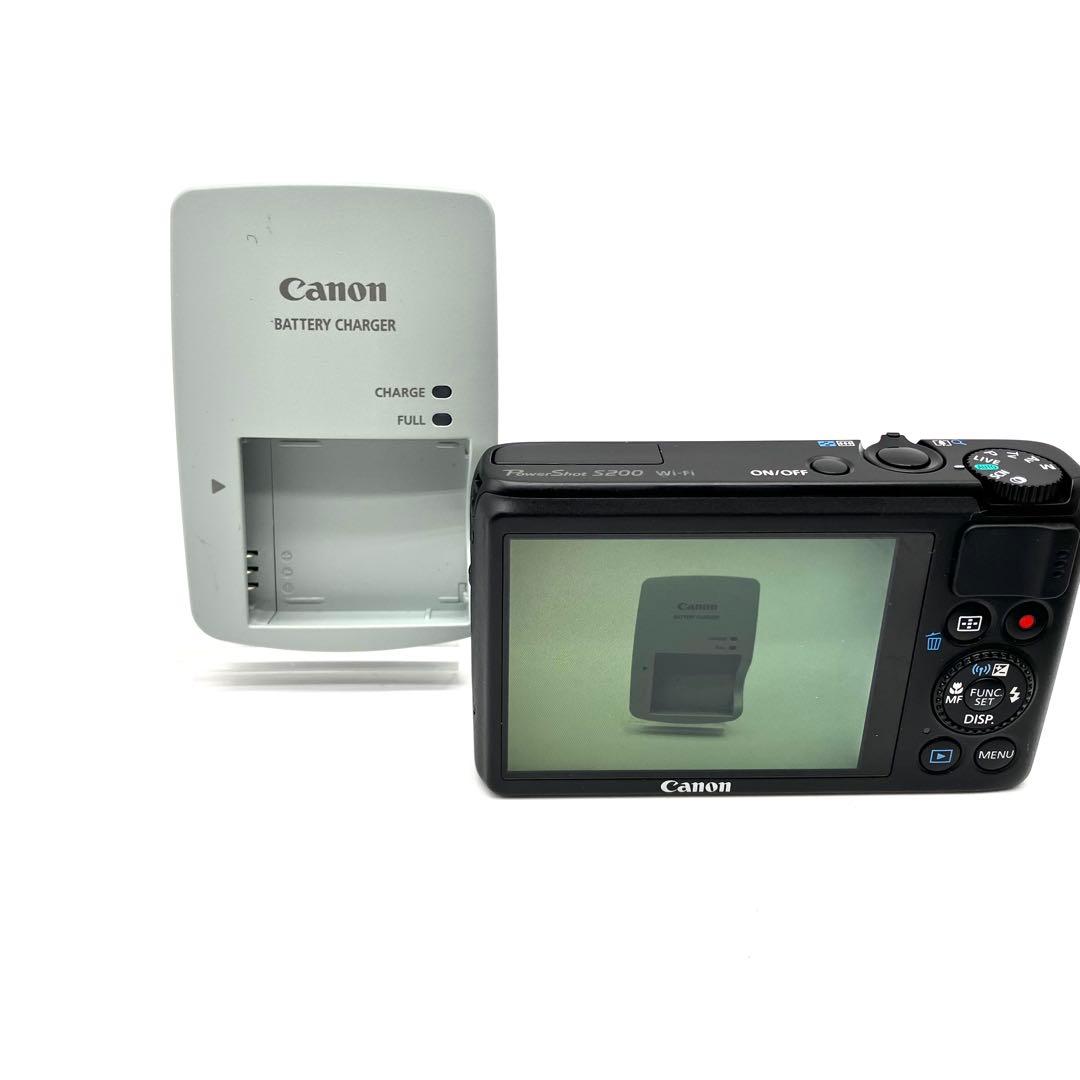 Wi-Fi対応♪ Canon Power Shot S200 ブラック