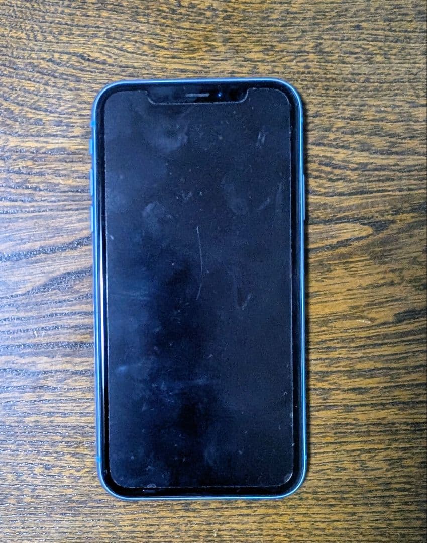 ま*。様 Apple iPhone XR 青 256GB docomo