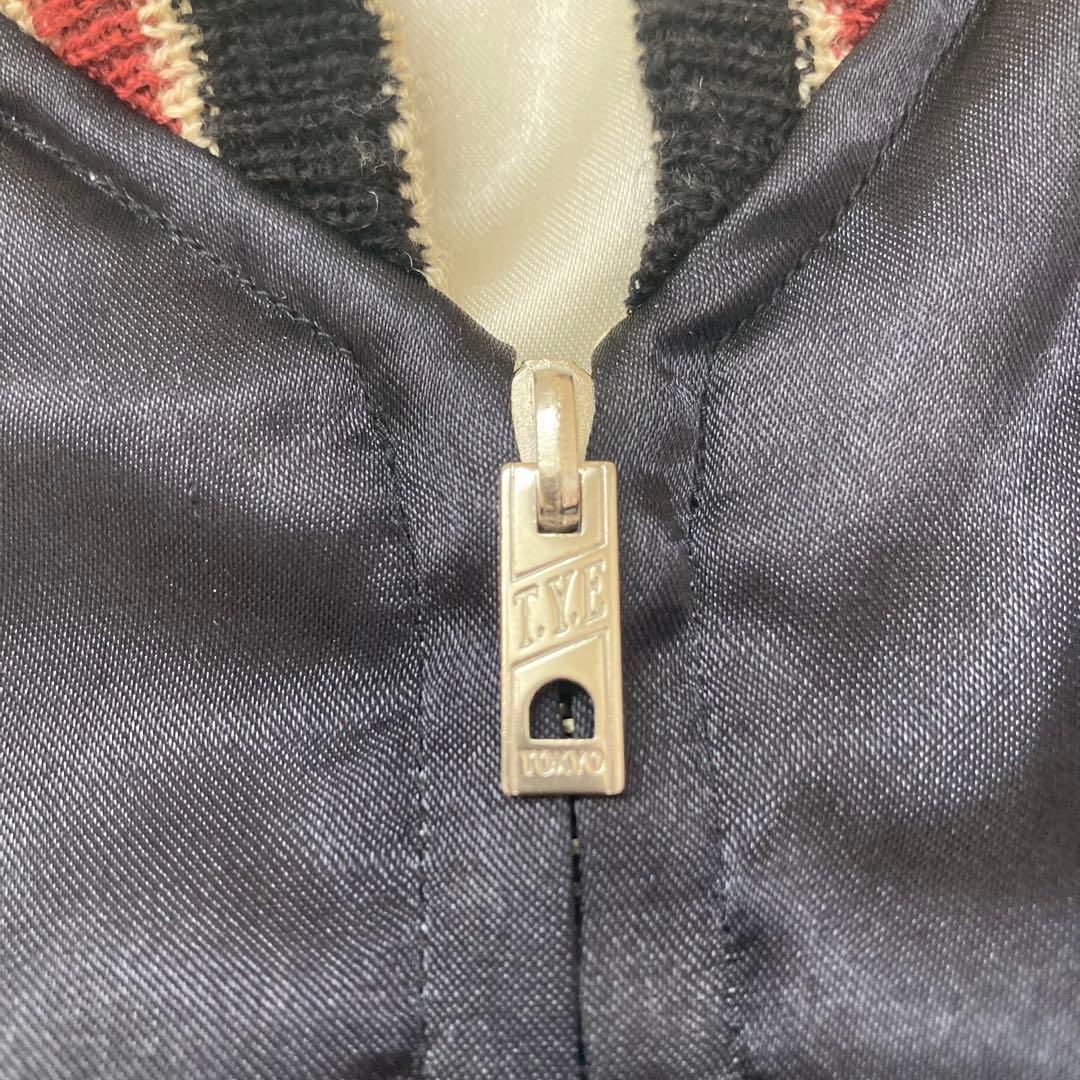 東洋エンターブライズ クローバーリーフ　スカジャン リバーシブル 2way 黒