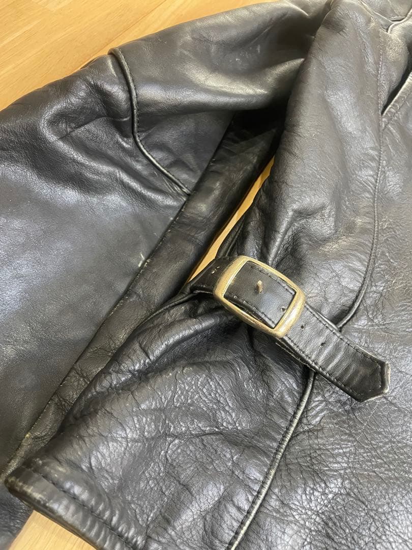 ユンボ　VANSON F 36 ライダース 牛革 本革 オールドold