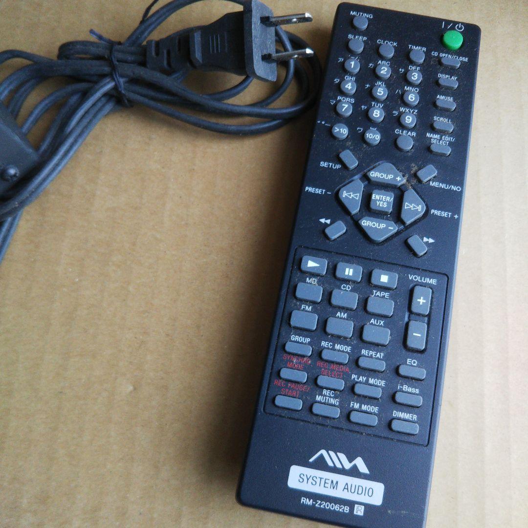 ソニー アイワ MDコンポ本体 AIWA XR-MJ10 W MD 本体