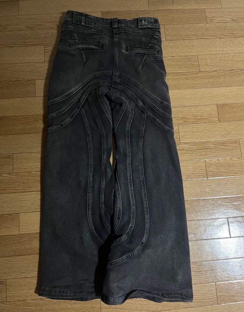 NO/FAITH STUDIOS フレアパンツ ブラック