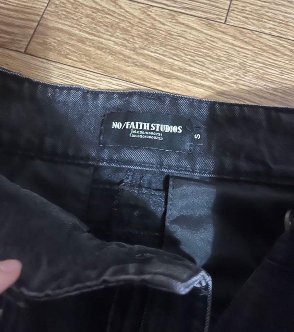 NO/FAITH STUDIOS フレアパンツ ブラック