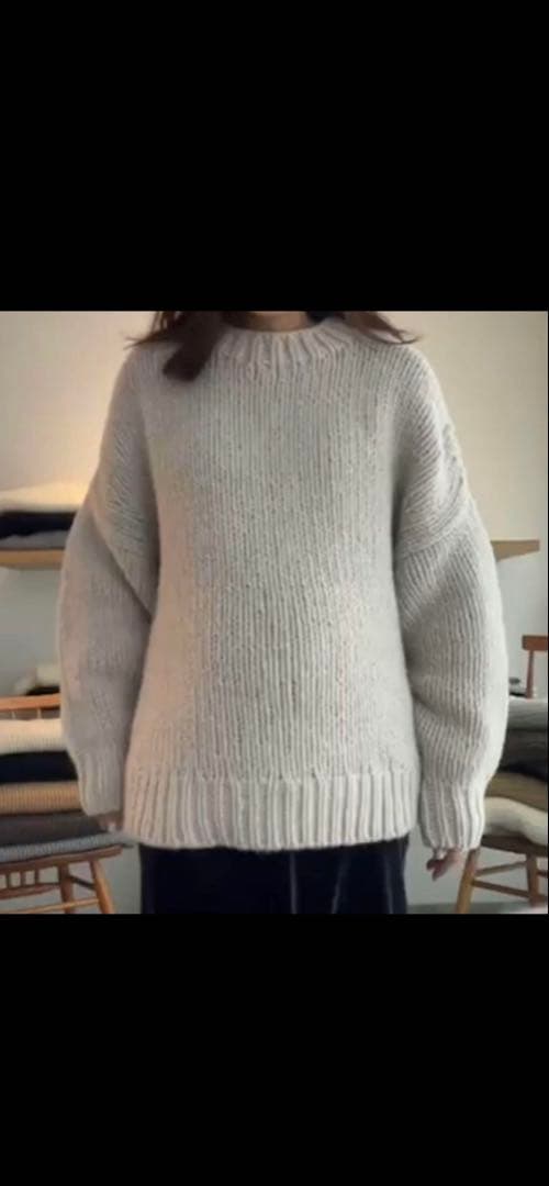 the shishikui HANDMADE KNIT ウール ニット